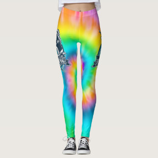 Bass Fishing Vector Leggings