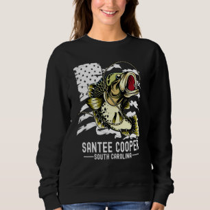 Bass Game Fishing Sports Fisherman San Cooper Sc Sweatshirt