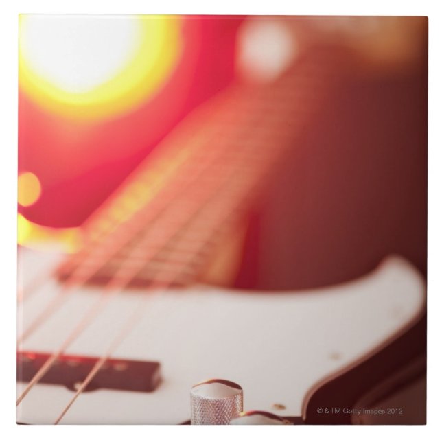 Bass Guitar Ceramic Tile (Front)