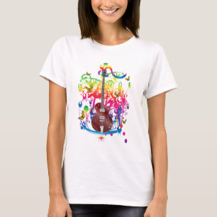 Bass Guitar Colour splash T-Shirt