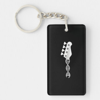 Bass Guitar Dna Musician Bass Player Guitarist Key Ring