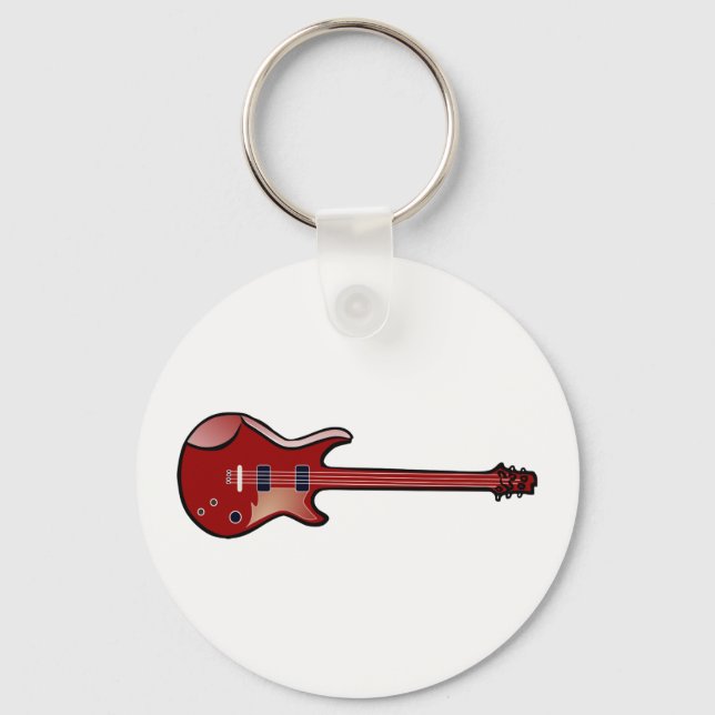 Bass guitar key ring (Front)