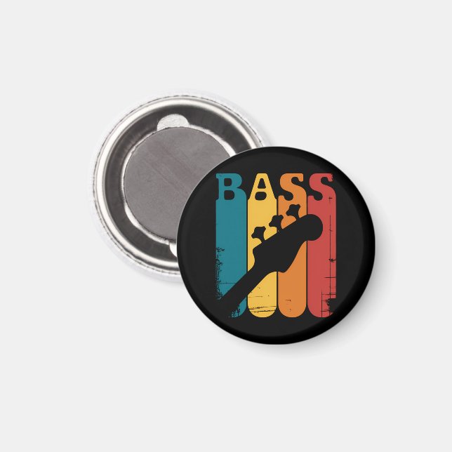 Bass Guitar Magnet (Front/Back)