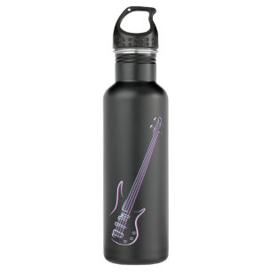 Bass guitar musical instrument bass player  710 ml water bottle