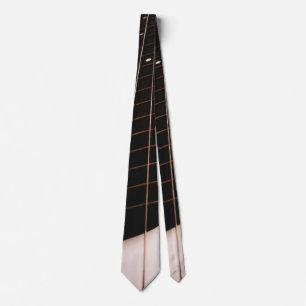 Bass Guitar Neck 2-Sided Music Tie