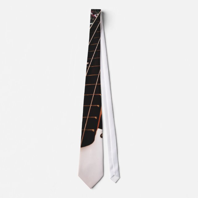 Bass Guitar Neck Music Tie (Front)