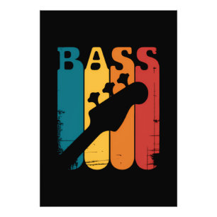 Bass Guitar Photo Print