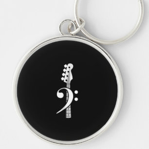 Bass Guitar Player- Bass Guitar Musician Key Ring