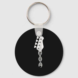 Bass Guitar Player Bassist Key Ring
