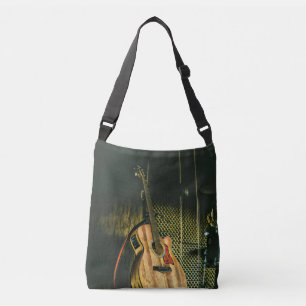 Bass guitar player crossbody bag