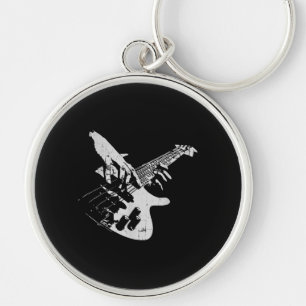 Bass Guitar Player Gift Bassist Key Ring