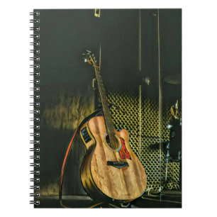 Bass guitar player notebook