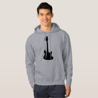 Bass Guitar Silhouette Hoodie