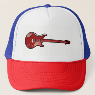 Bass guitar trucker hat
