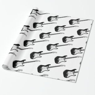 Bass Guitar Wrapping Paper