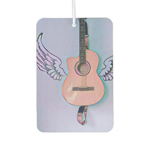Bass guitarist gift car air freshener