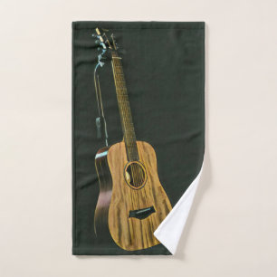 Bass guitarist gift hand towel