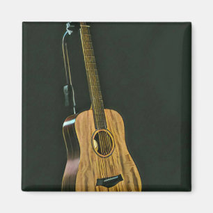 Bass guitarist gift magnet