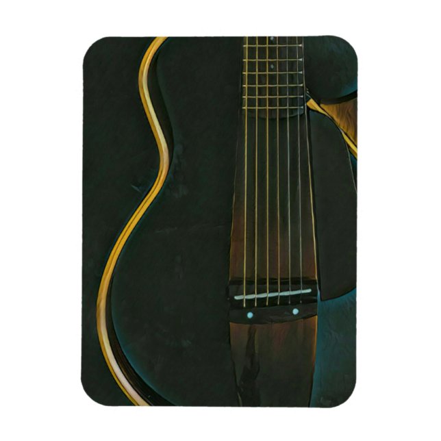 Bass guitarist gift magnet (Vertical)