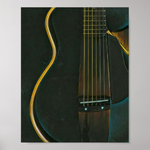 Bass guitarist gift poster