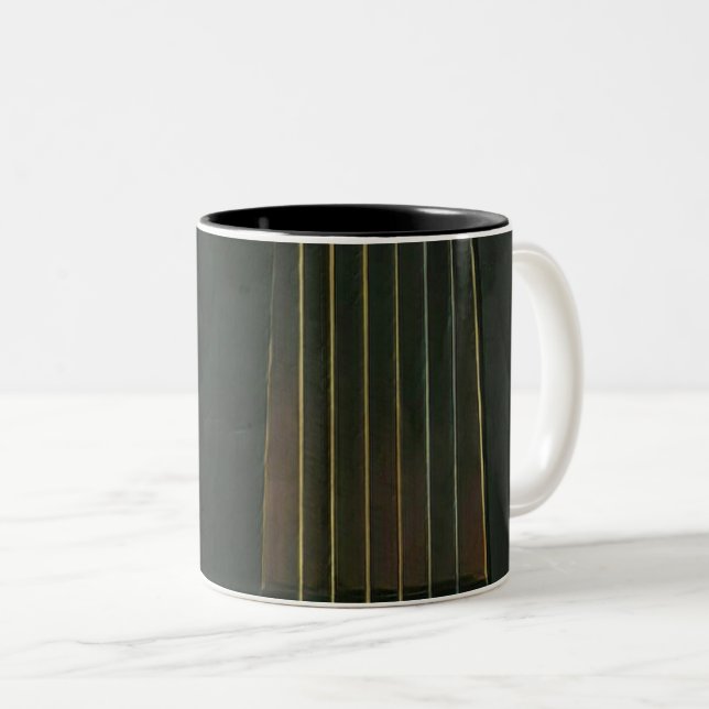 Bass guitarist gift Two-Tone coffee mug (Front Right)