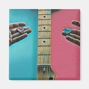 Bass guitarist gifts magnet