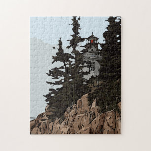 BASS HARBOR HEAD JIGSAW PUZZLE
