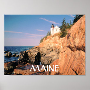 BASS HARBOR HEAD LIGHTHOUSE POSTER