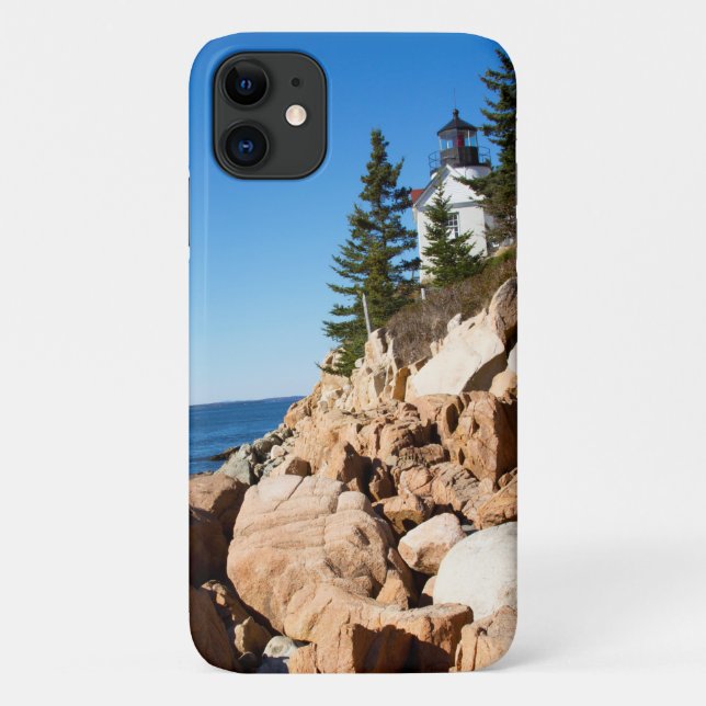 Bass Harbor Lighthouse Case-Mate iPhone Case (Back)