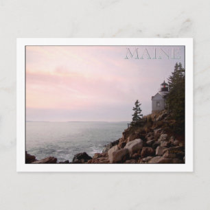 Bass Harbour Head Light, MAINE Postcard