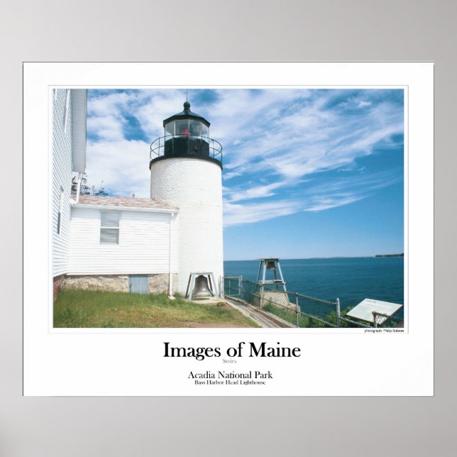 Bass Harbour Head Light Poster (Front)