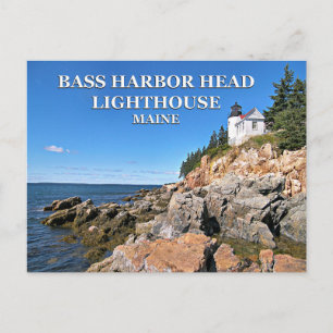 Bass Harbour Head Lighthouse, Maine Postcard