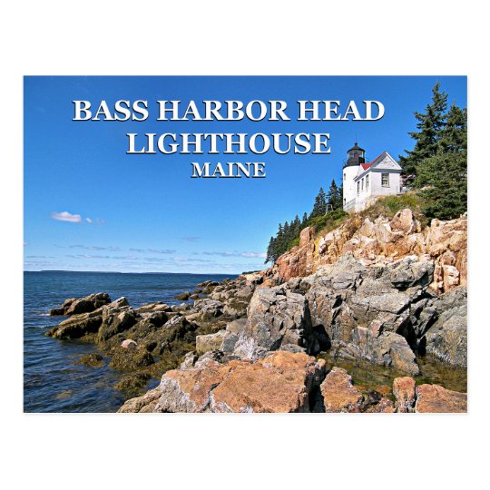 Bass Harbour Head Lighthouse, Maine Postcard