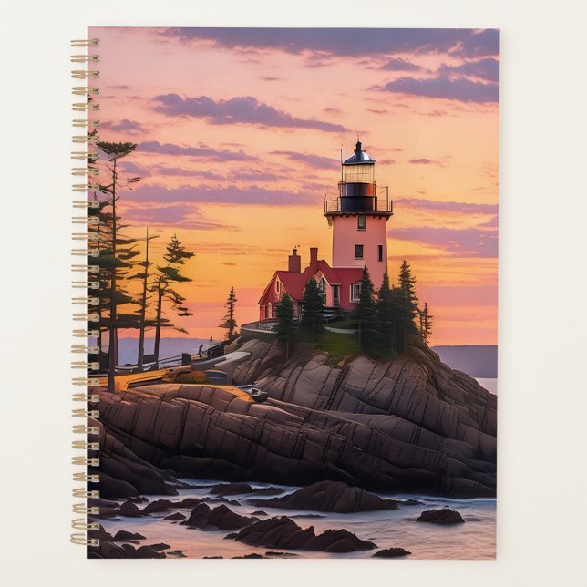 Bass Harbour Head Lighthouse Sunrise       Planner (Front)
