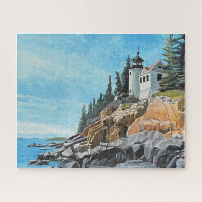 Bass Harbour Lighthouse 510pc Puzzle (Horizontal)