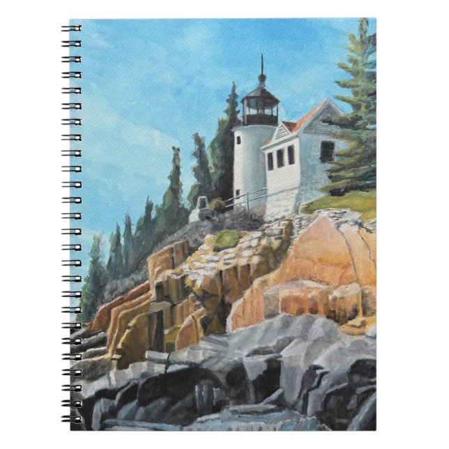 Bass Harbour Lighthouse Notebook (Front)