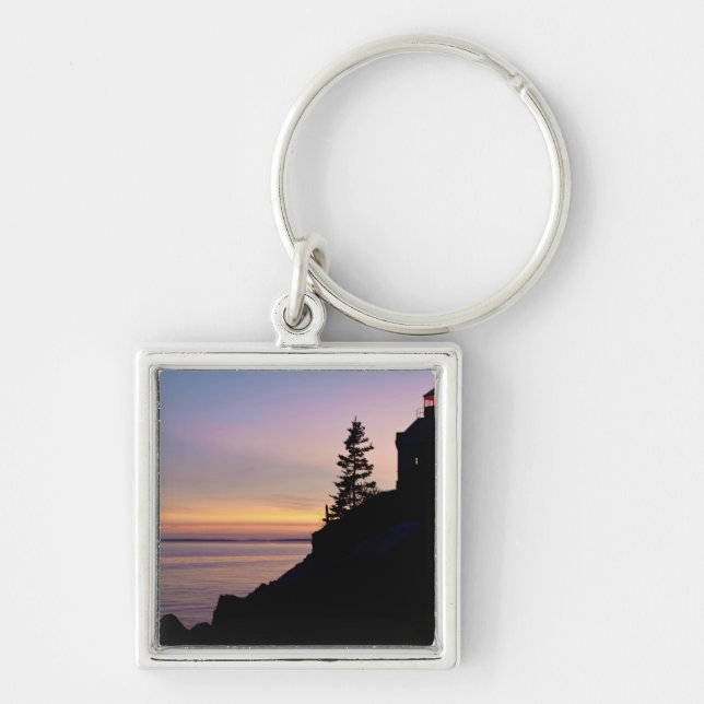 Bass Harbour lighthouse on Mt. Desert Island, Key Ring (Front)