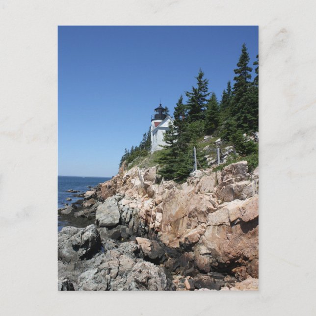 Bass Harbour Lighthouse Postcard (Front)