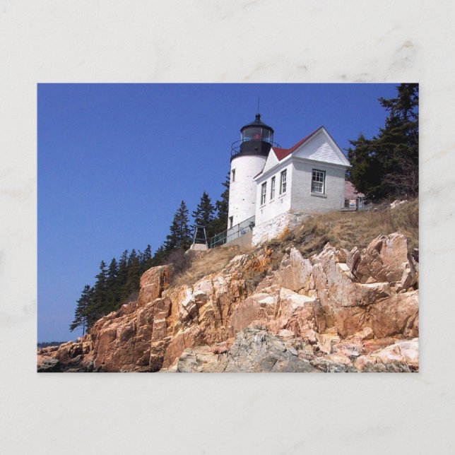 Bass Harbour Lighthouse Postcard (Front)