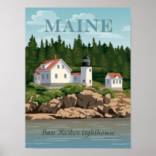 Bass Harbour Lighthouse Poster