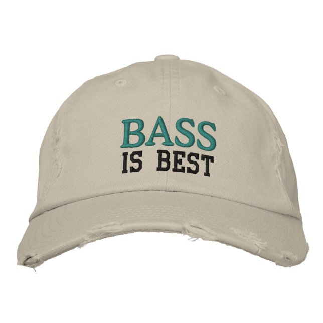 Bass Is Best Music Cap (Front)