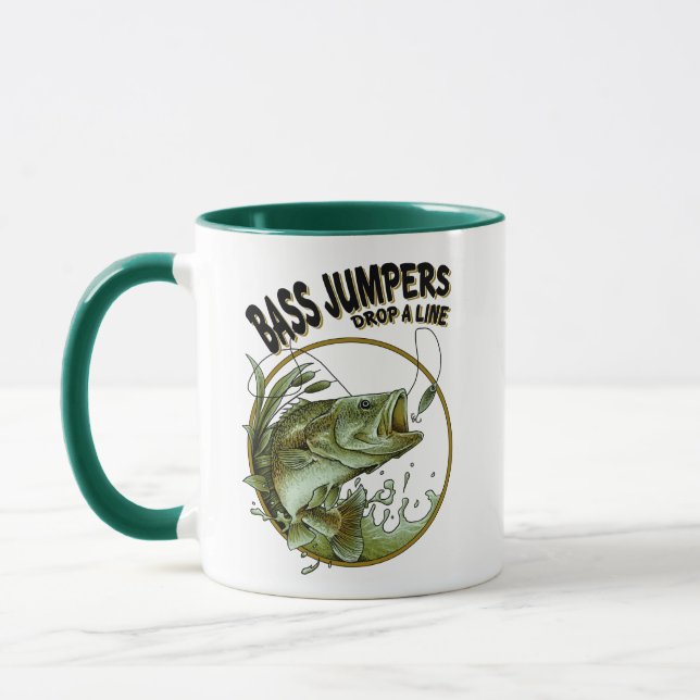 Bass Jumpers FIshing Mug (Left)