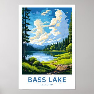 Bass Lake California Travel Print