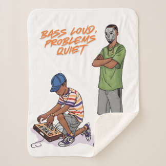Bass Loud, Problems Quiet Music Art Blanket