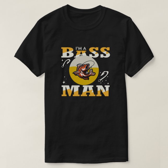 BASS MAN T-Shirt (Design Front)