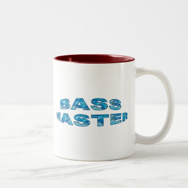 Bass Master Fishing Shirts Two-Tone Coffee Mug (Right)