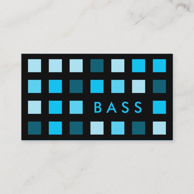 BASS (mod squares) Business Card (Front)