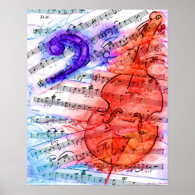 Bass Music Cut Sheet - Print (Front)