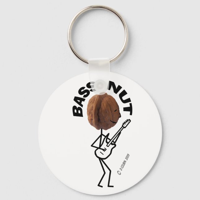 Bass Nut Key Ring (Front)