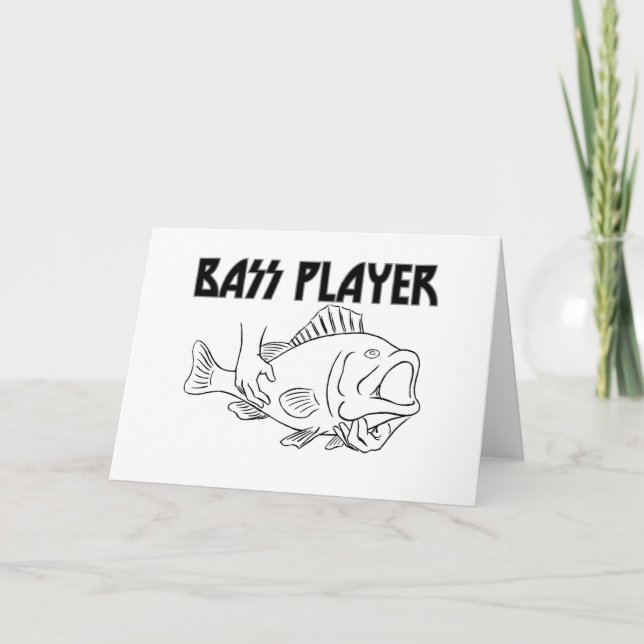 Bass Player Card (Front)